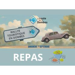Repas au rallye touristique en Dombes